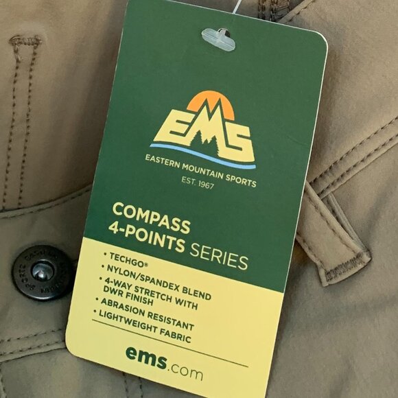 Men's Zip Off Trek Pants EASTERN MOUNTAIN SPORTS Compass 4-Points Series - Picture 7 of 12